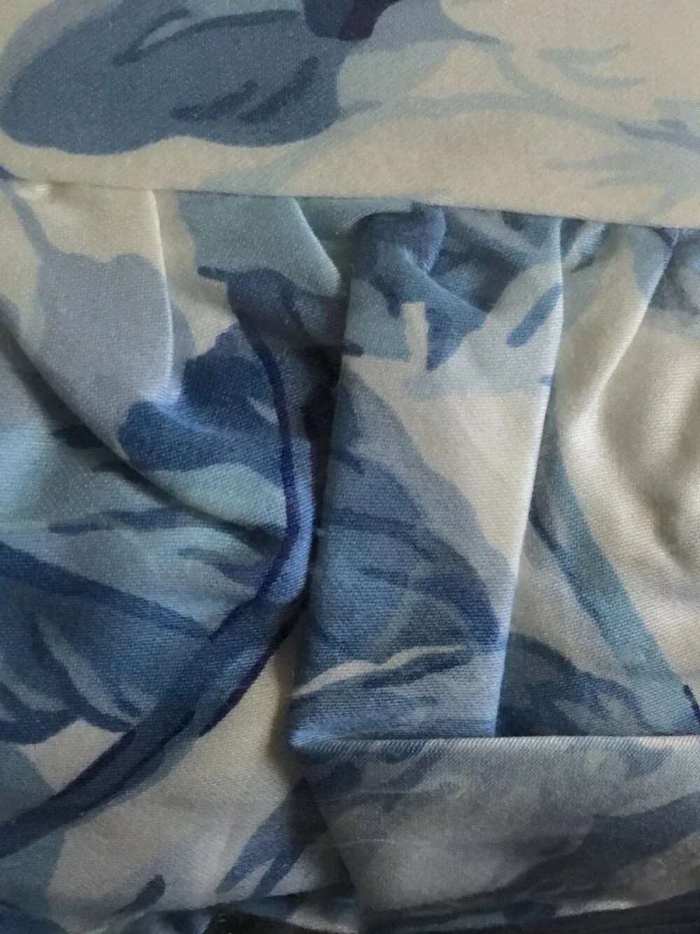 Ralph Lauren Elsa Floral pillowcase set blue white cotton sateen